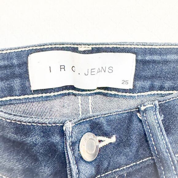 IRO Jeans Dark Wash Indigo Denim Skinny Jeans Size 25 - Picture 5 of 7